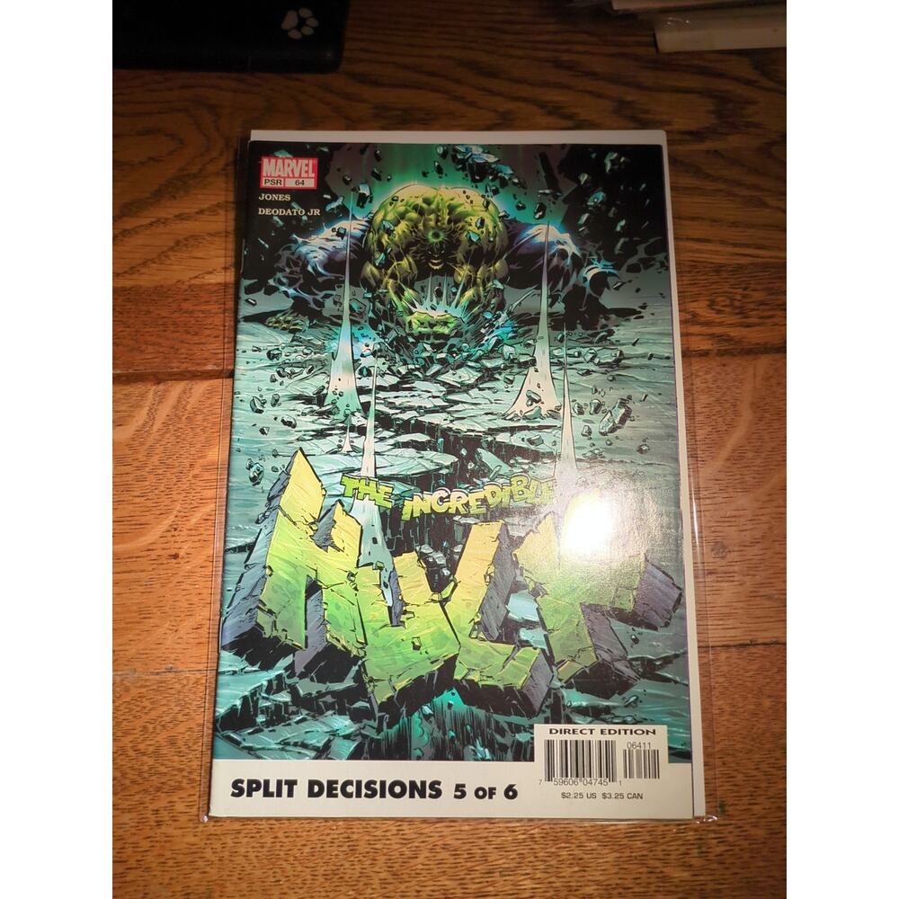 Marvel The Incredible Hulk #64 Split Decisions 5 of 6 Comic Book